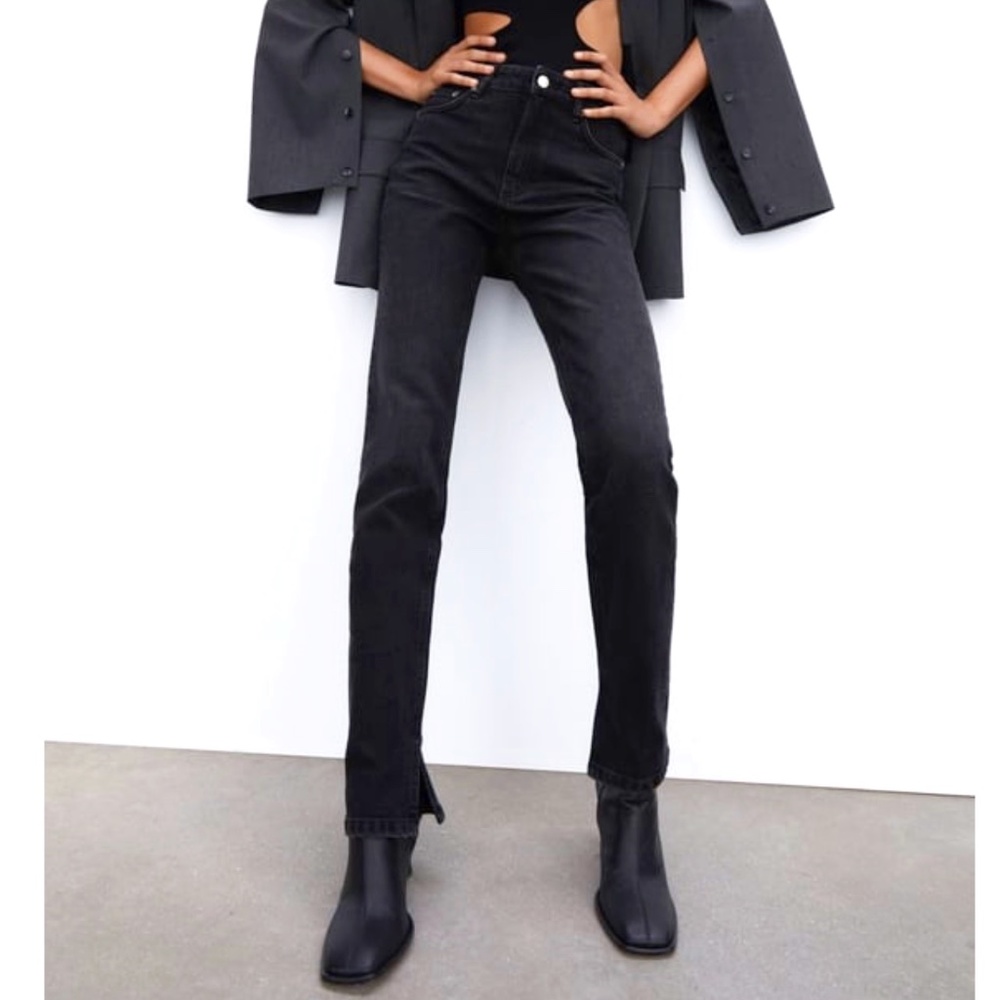 Zara Split Slim Jeans